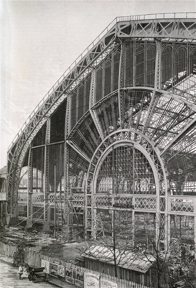 La galerie des machines. D'après la photographie de M. H.-C. Godefroy