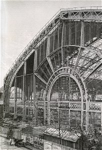 La galerie des machines. D'après la photographie de M. H.-C. Godefroy