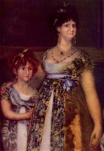 La familia de Carlos IV, Francisco de Goya (detail 1)