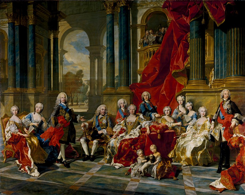 La familia de Felipe V (Van Loo)