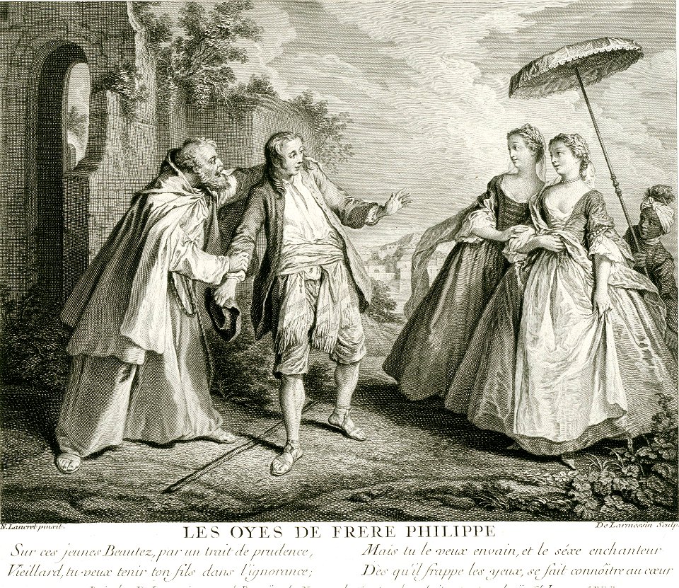 La Fontaine - Contes et nouvelles - Larmessin - Les Oies de frère Philippe