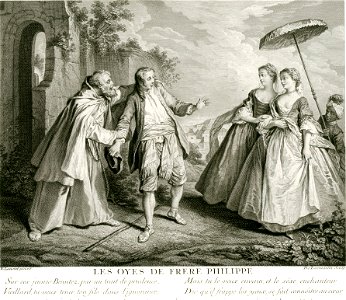 La Fontaine - Contes et nouvelles - Larmessin - Les Oies de frère Philippe