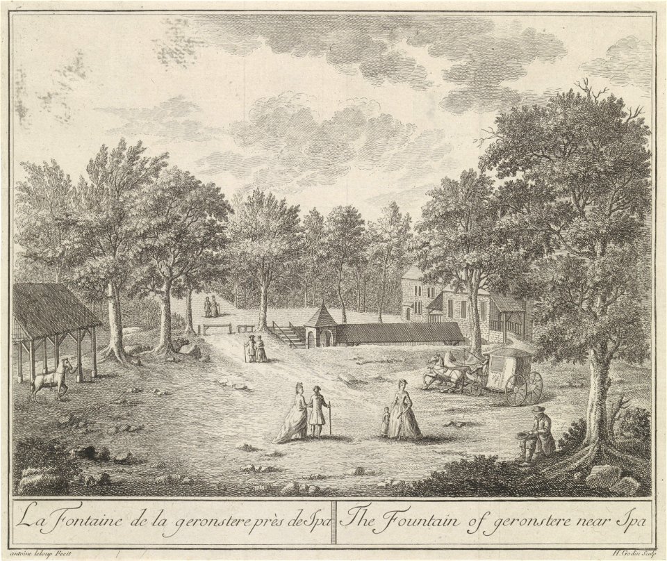 La Fontaine de la geronstere près de Spa