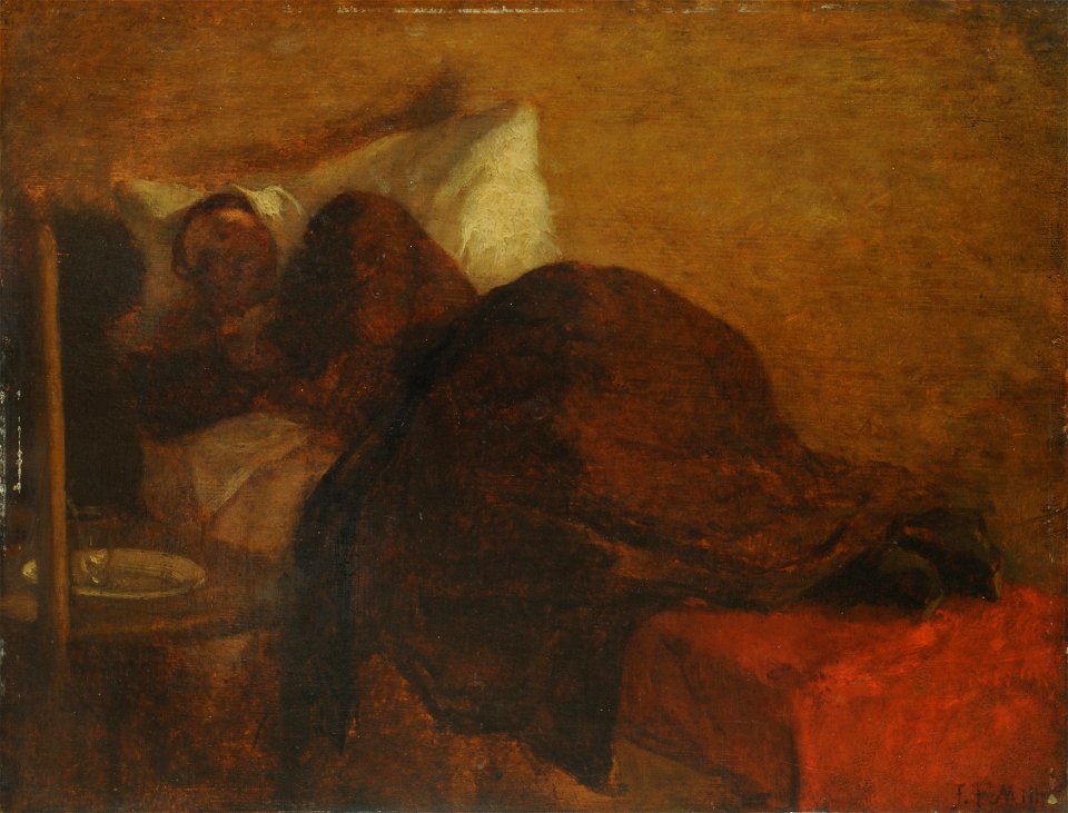 La esposa del autor - Jean-François Millet