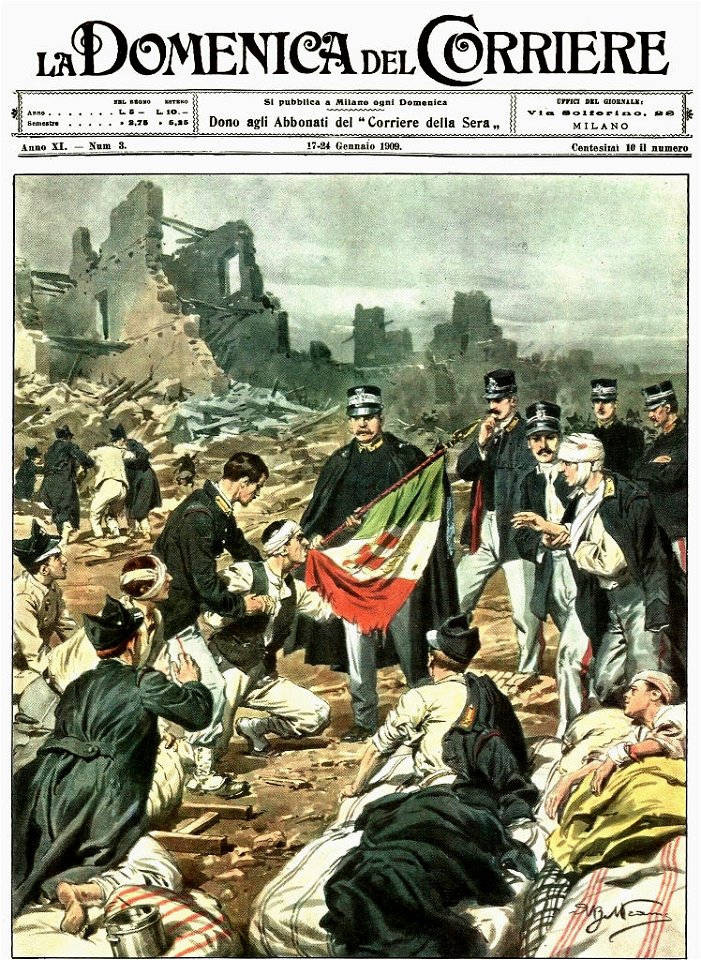 La Domenica del Corriere (17-24 Gennaio 1909)