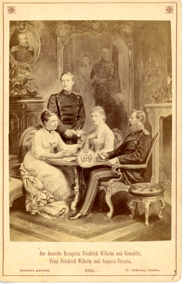 La famille impériale prussienne , 1881