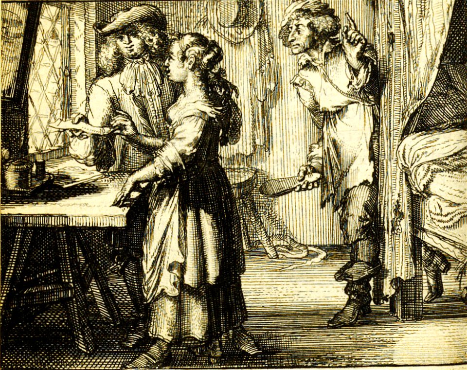 La Fontaine - Contes et nouvelles - Romeyn de Hooghe - Le Savetier