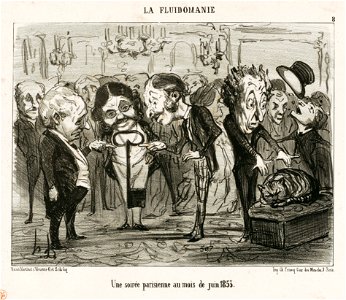 La Fluidomanie - Une soirée parisienne au mois de juin 1853 