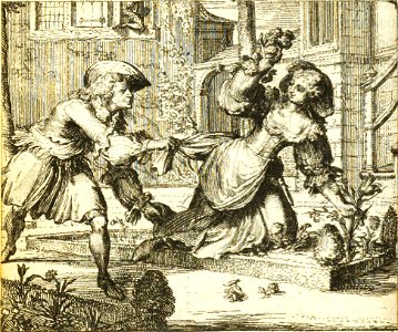 La Fontaine - Contes et nouvelles - Romeyn de Hooghe - La Servante justifiée
