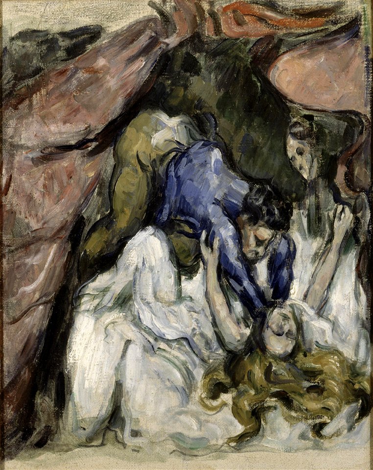 La Femme étranglée, par Paul Cézanne, FWN 636