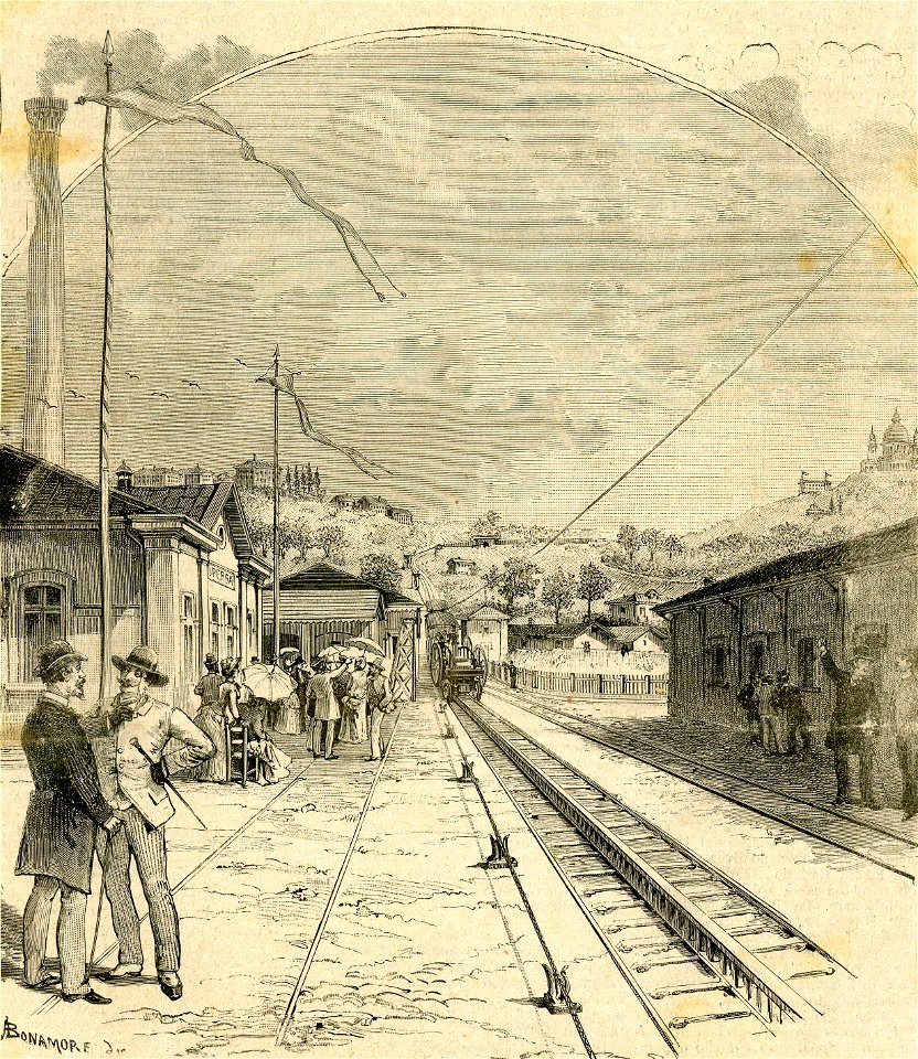 La ferrovia funicolare sul colle di Superga