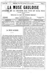 La Muse Gauloise - Numéro 1