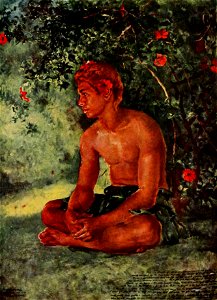 John LaFarge, Maua, One of Our Boat Crew, Apia, Samoa, 1891
