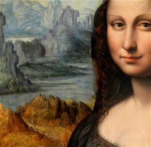La Gioconda (copia del Museo del Prado) (detalle)
