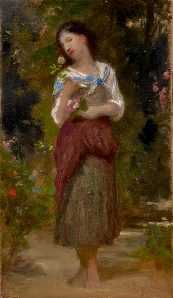 La Fleur Préférée by William-Adolphe Bouguereau