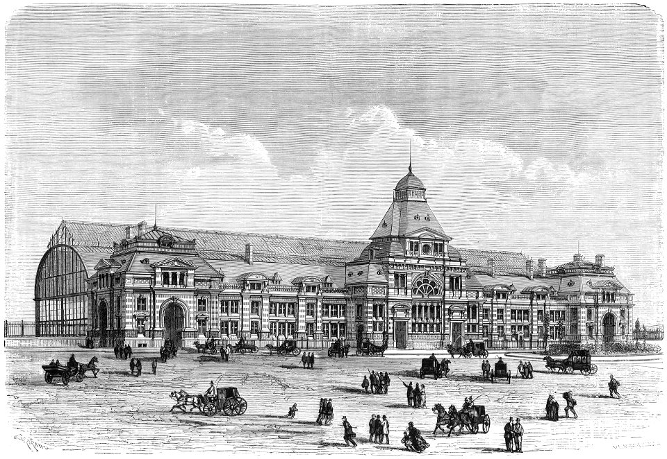 La gare de Tournai en 1880 - UI