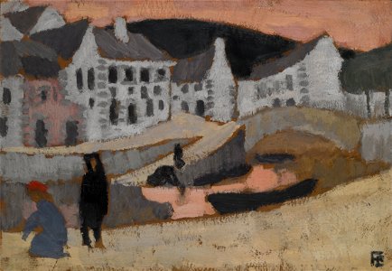 La Fresnaye, Roger de - The Canal, Brittany Landscape - Google Art Project. Free illustration for personal and commercial use.