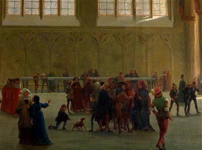 La grand-salle du Palais de la Cité au Moyen-âge (détail) (bgw18 1853)