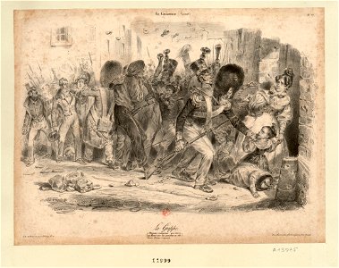 La Grippe. (Maladie contagieuse qui exerça sa fureur sur les parisiens en 1831 Louis Philippe 1.er régnant.) 