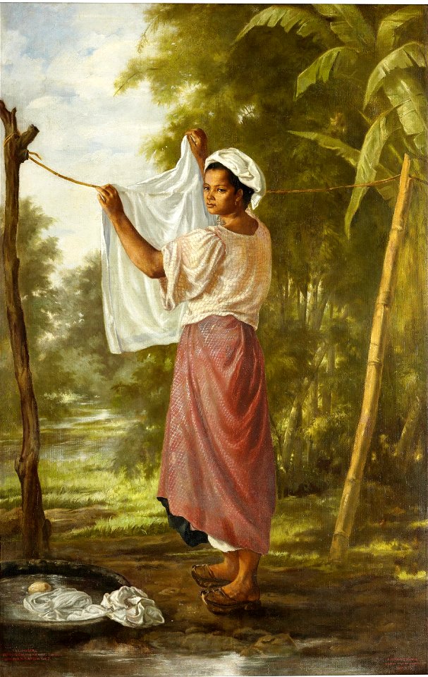 La lavandera, de Miguel Zaragoza (Museo del Prado)