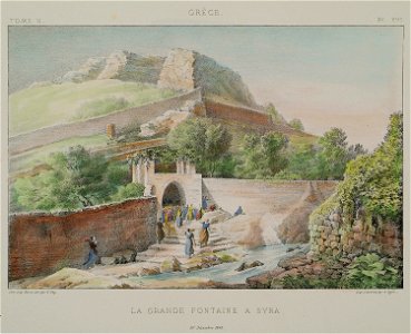 La grande fontaine à Syra - Rey Etienne - 1867