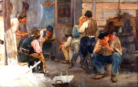 La hora del almuerzo - Pío Collivadino