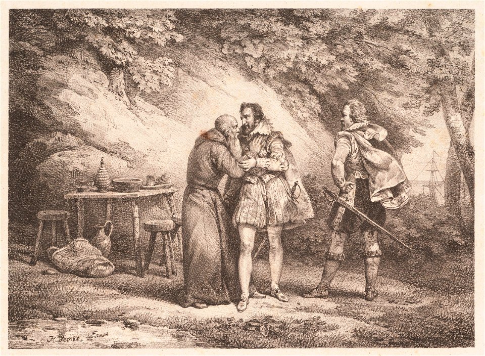 La henriade bezoek aan de kluizenaar, objectnr A 15487
