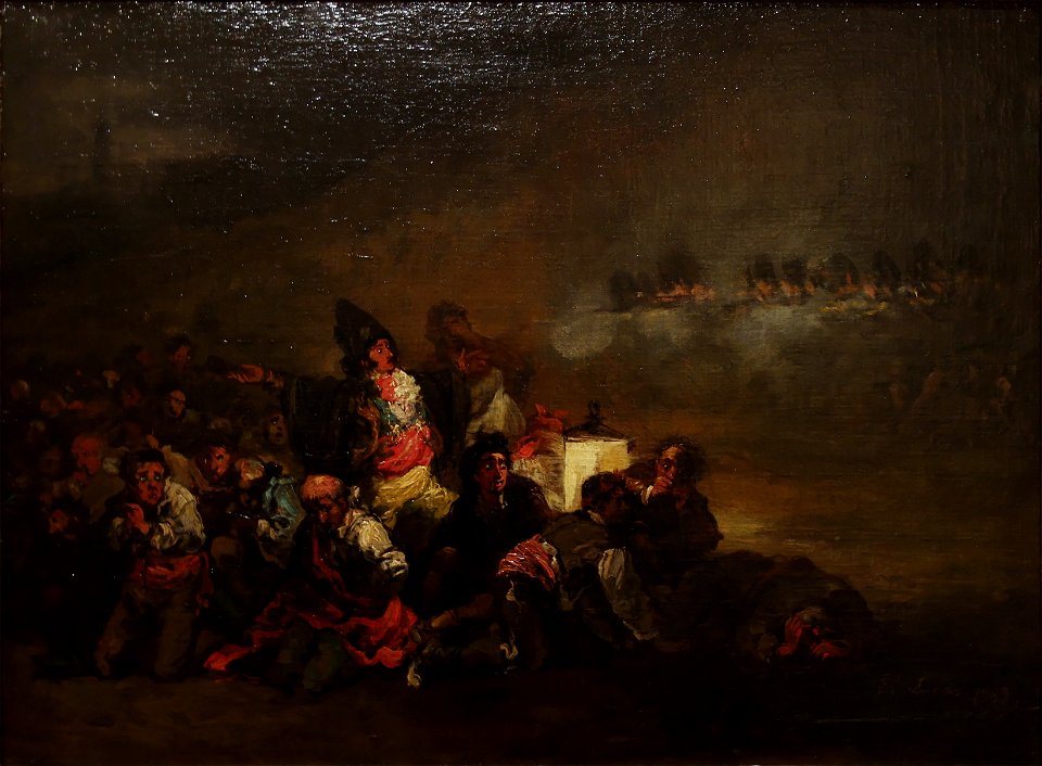 La Fusillade, Eugenio Lucas y Velazquéz, Musée Goya