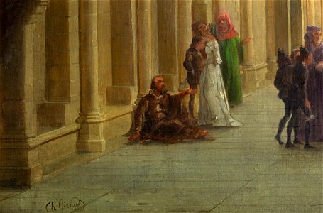 La grand-salle du Palais de la Cité au Moyen-âge (détail) (bgw18 1852)