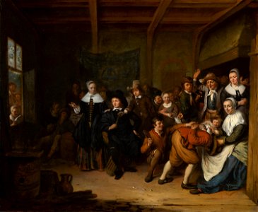 La Main Chaude by Cornelis de Man Mauritshuis 91