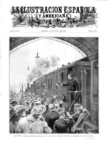 La Ilustración Española y Americana, Jun 30th 1903, cover by Mariano Pedrero