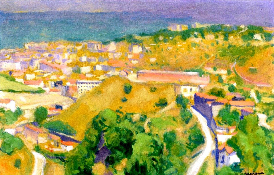 La Montée de Montplaisant Albert Marquet (1944-1945)
