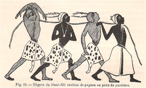 La pelleterie et le vêtement de fourrure dans l'antiquité (page 186 a). Free illustration for personal and commercial use.