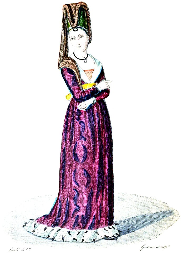 La Mode par l’Image – 14 – Autre suivante d’Isabeau de Bavière
