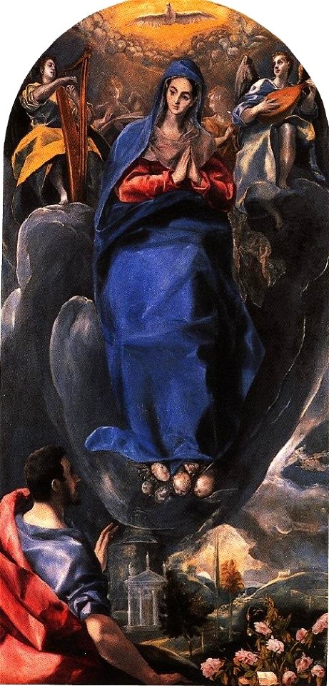 La Inmaculada Concepción vista por San Juan Evangelista (Museo de Santa Cruz de Toledo)