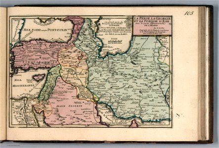 La Perse la Georgie et la Turquie d'Asie, by Nicolas de Fer