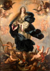 La Inmaculada Concepción, de Antonio Palomino (Museo del Prado). Free illustration for personal and commercial use.