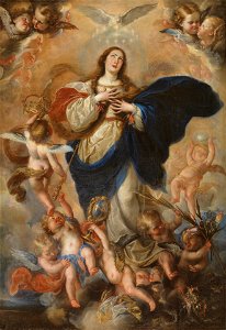 La Inmaculada Concepción, de Mateo Cerezo (Museo del Prado). Free illustration for personal and commercial use.