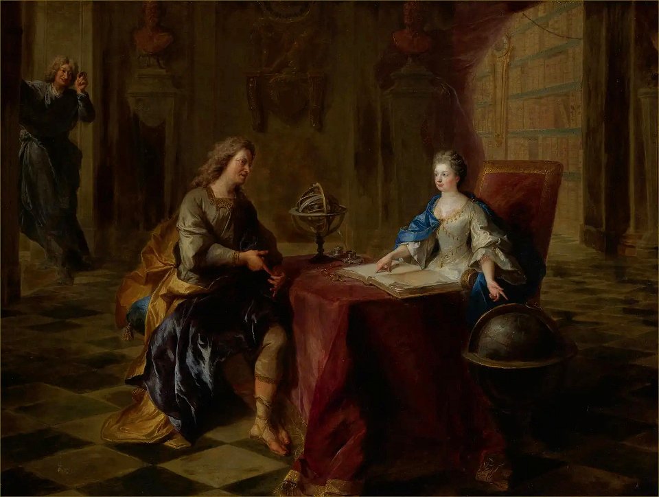 La Leçon d’astronomie de la duchesse du Maine - François de Troy