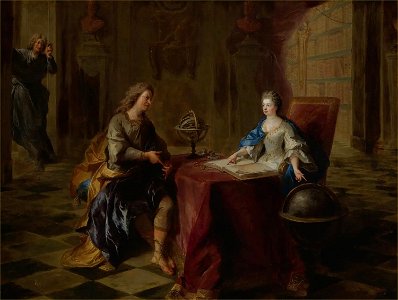 La Leçon d’astronomie de la duchesse du Maine - François de Troy
