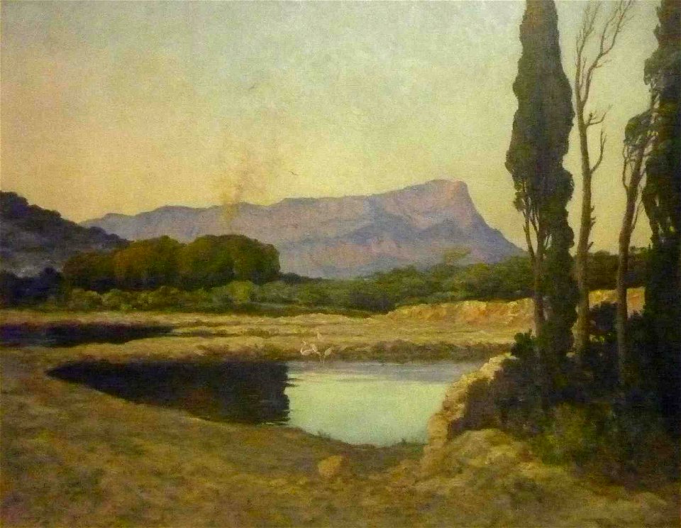 La montagne Sainte-Victoire dauphin