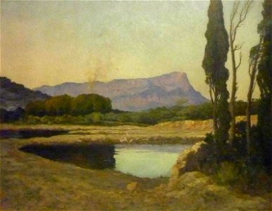 La montagne Sainte-Victoire dauphin