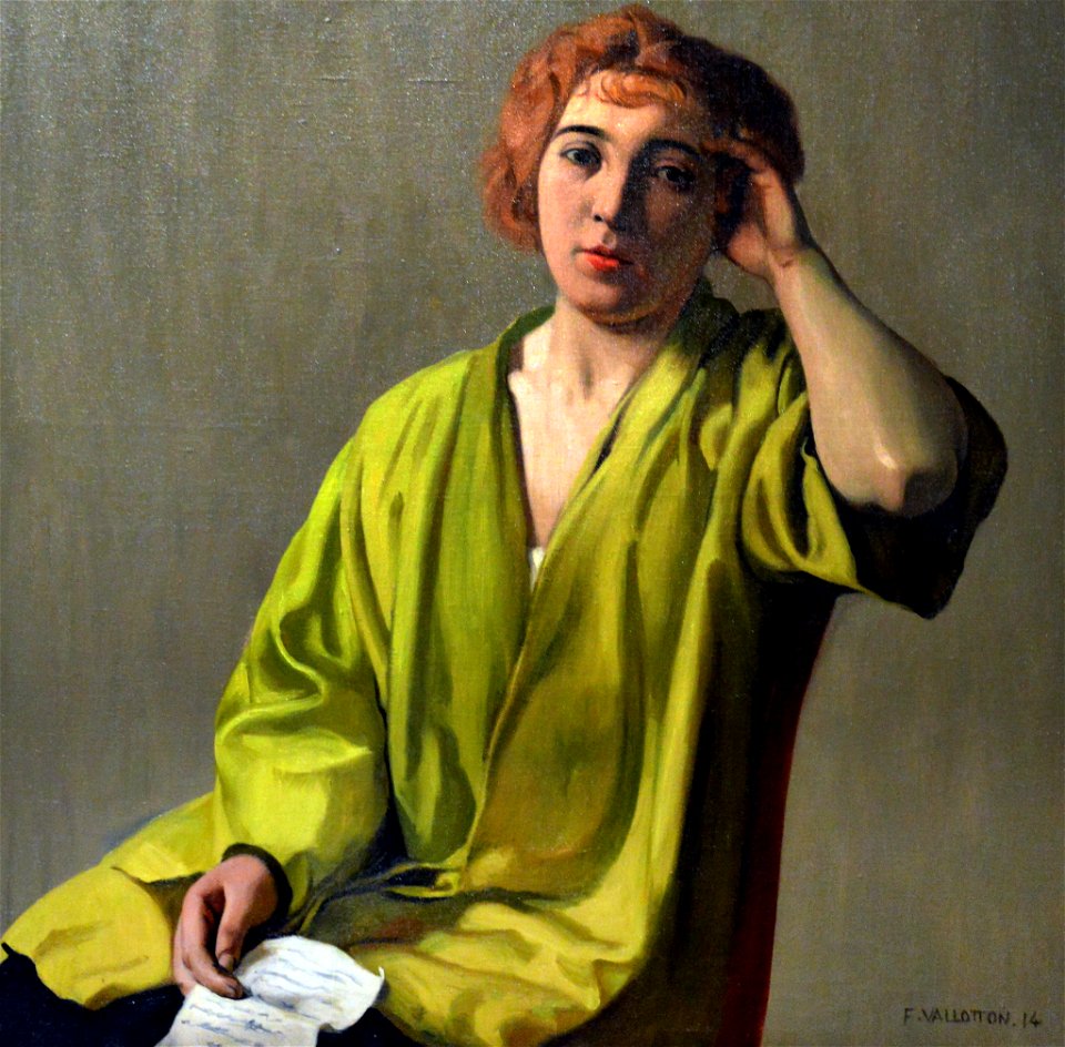 La Lettre (Felix Vallotton, 1914)