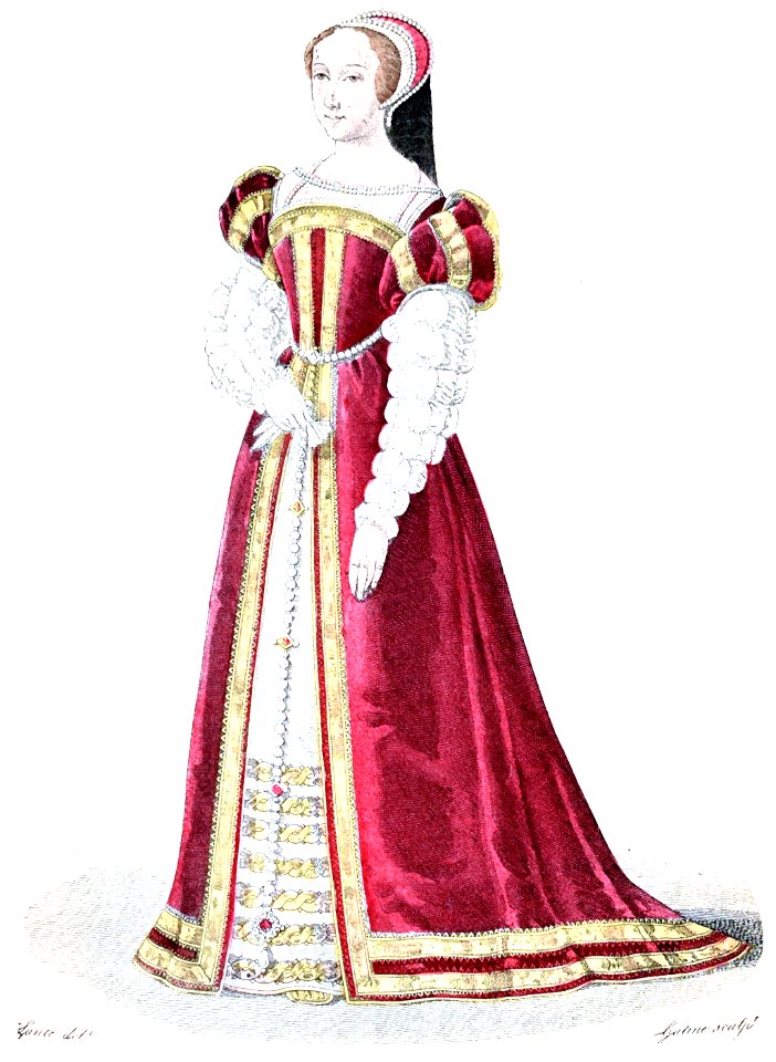 La Mode par l’Image – 34 – Dame de la cour de François Ier