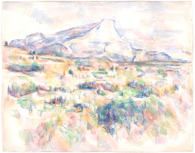 La Montagne Sainte-Victoire vue des Lauves, par Paul Cézanne, RW595 MoMA