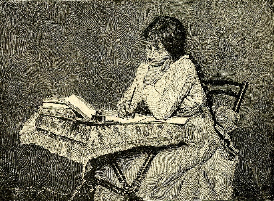 La lettera di capo d’anno (disegno di Arnaldo Ferraguti)