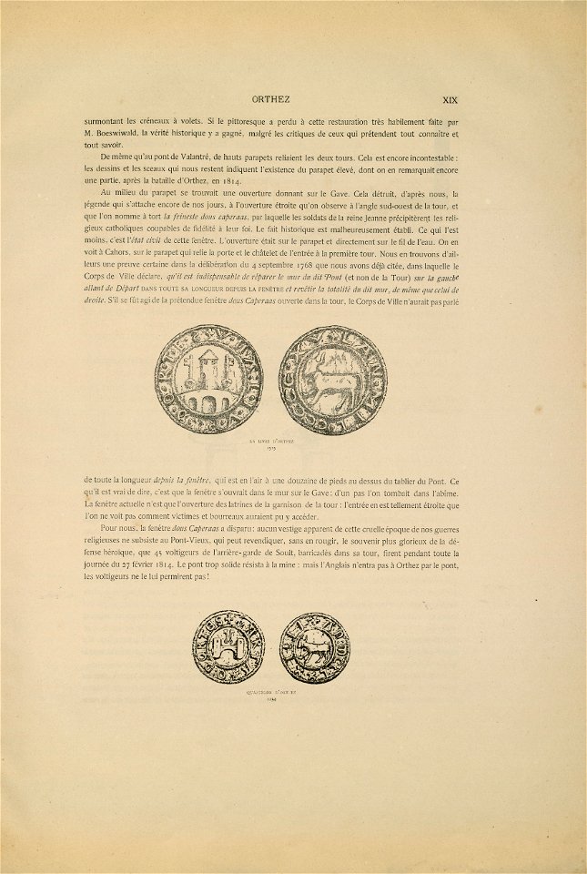 La livre d'Orthez (1515) - Quarteron d'Orthez (1254) - Fonds Ancely - B315556101 A LAFOND 2 021
