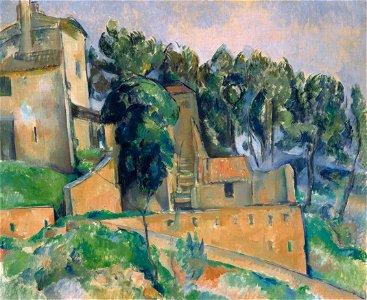 La Maison de Bellevue, par Paul Cézanne, FWN 269