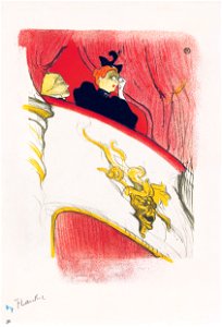 La Loge au mascaron doré, by Henri de Toulouse-Lautrec