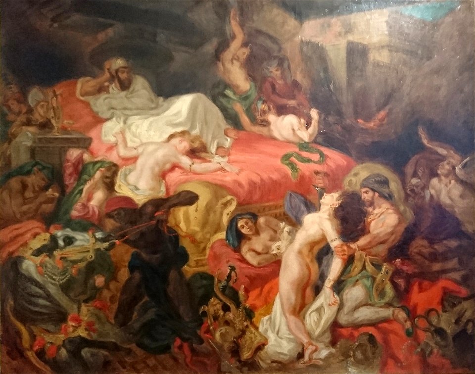 La Mort de Sardanapale, copie de Frédéric Villot d'après Eugène Delacroix